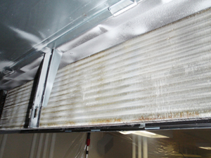 3.ケーシング・熱交換器のみの状態にします