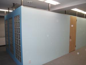 事務所間仕切り施工例